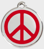 ID-Bricka Peace inkl. gravyr från Red Dingo - 8