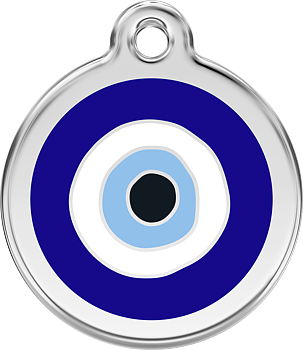 ID-bricka Evil Eye inkl. gravyr från Red Dingo