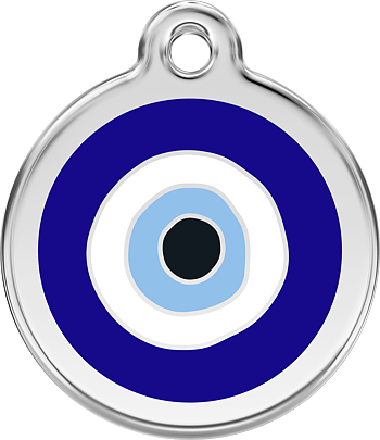 ID-bricka Evil Eye inkl. gravyr från Red Dingo