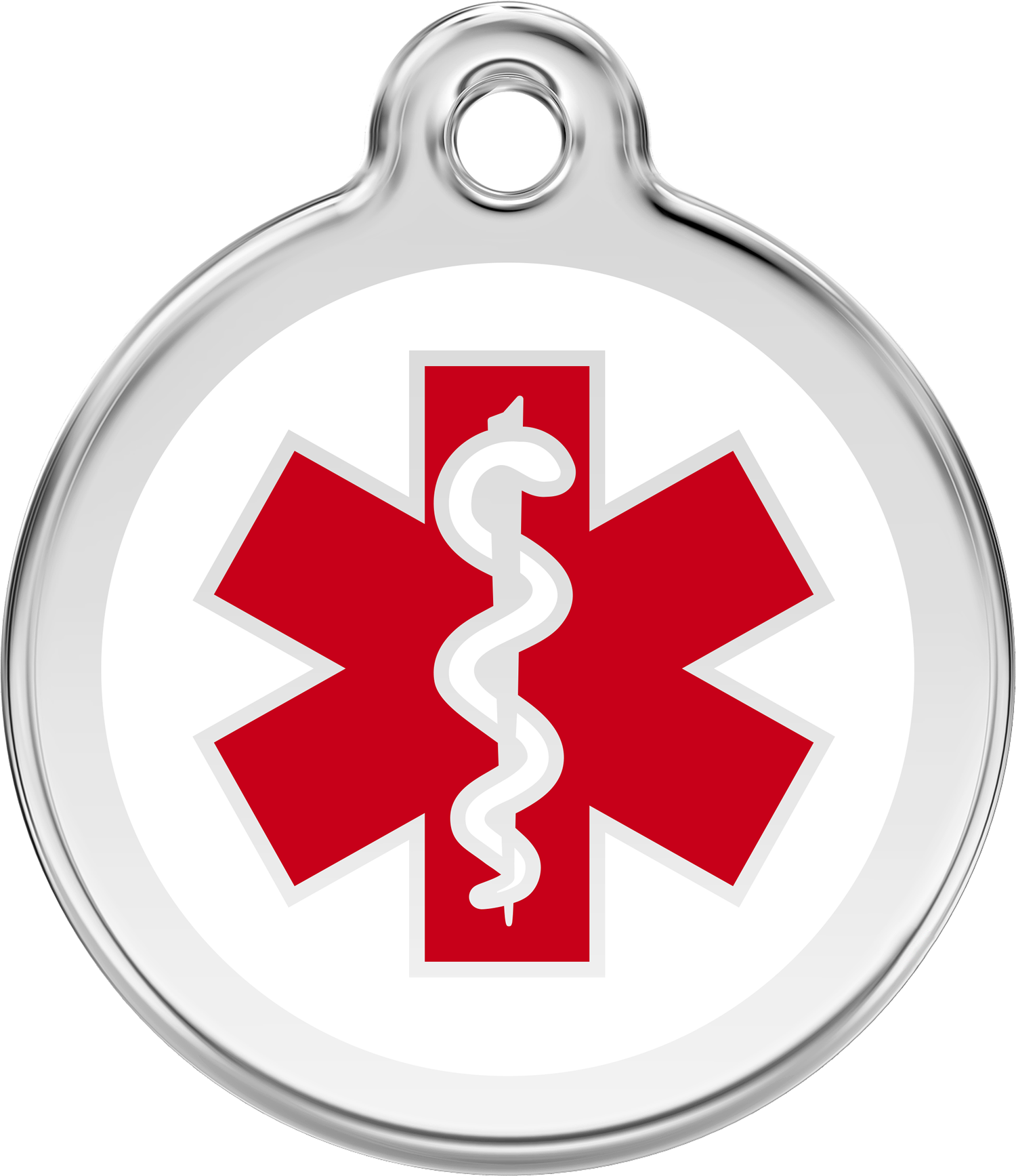 ID-bricka Medical inkl. gravyr från Red Dingo