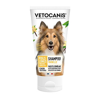 Schampo Vetocanis, långa pälsar