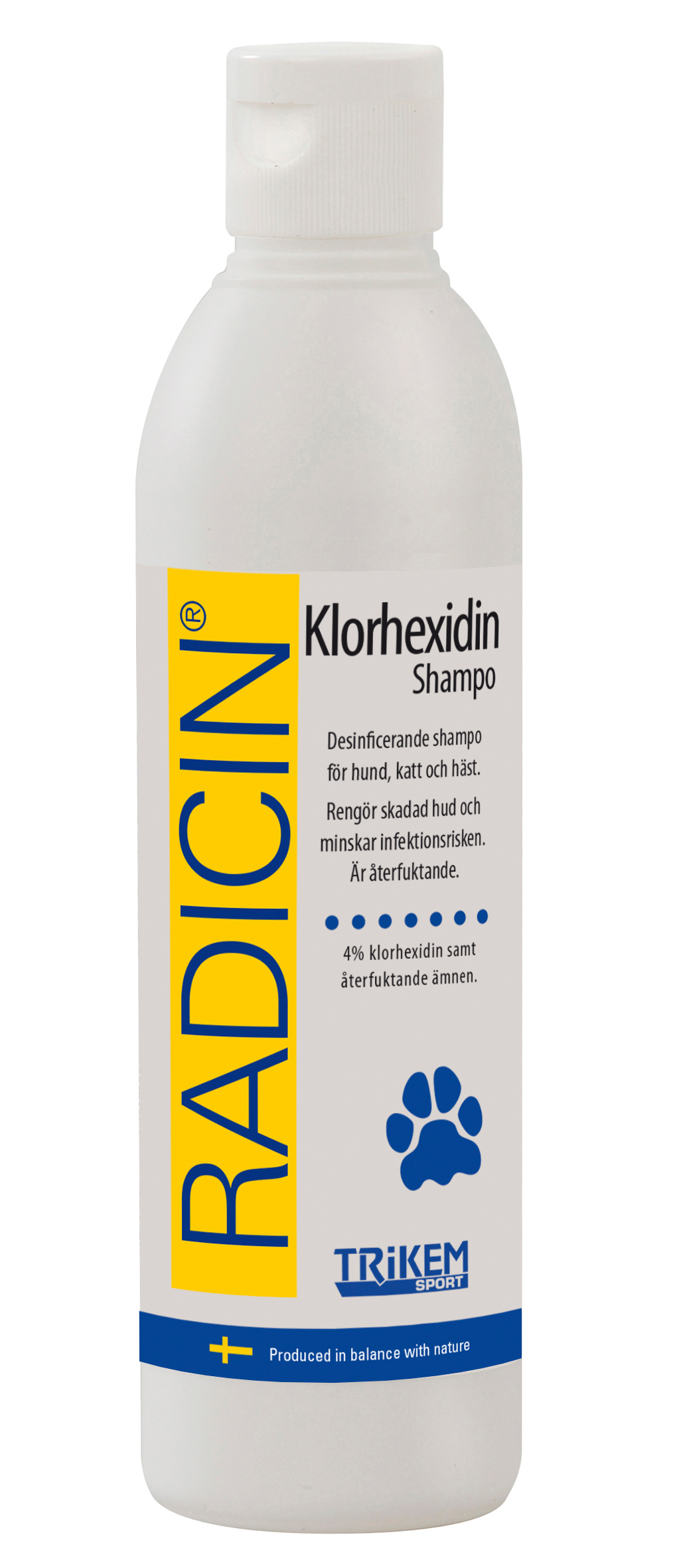 Trikem Radicin Klorhexidin schampo hund