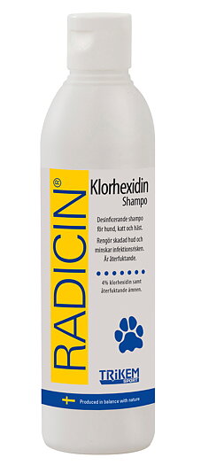 Trikem Radicin Klorhexidin schampo hund