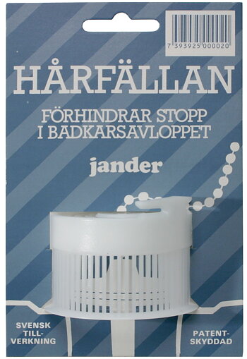 Hårfällan sil Badkar