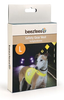 Reflexväst gul för hund Beeztees