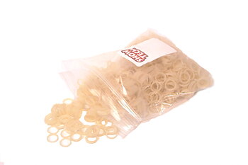 Hårsnoddar latex natur 1000-pack