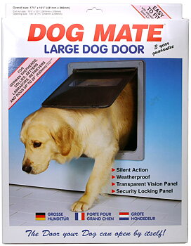Hunddörr Dog Mate Large Vit
