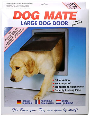 Hunddörr Dog Mate Large Vit