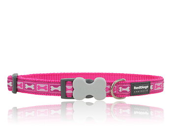 Hundhalsband Starkt Rosa strl L, 25mm , 41-63cm