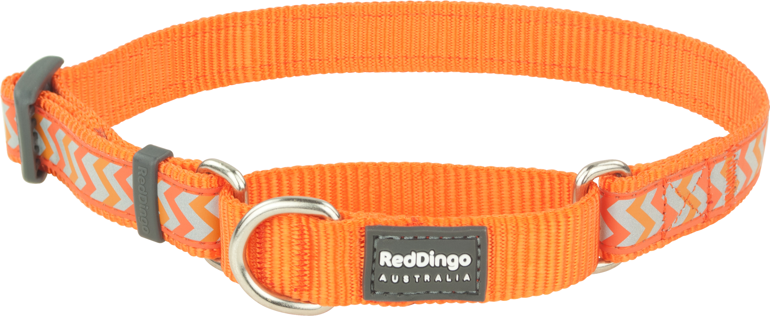 Hundhalsband halvstryp Reflex Orange från Red Dingo