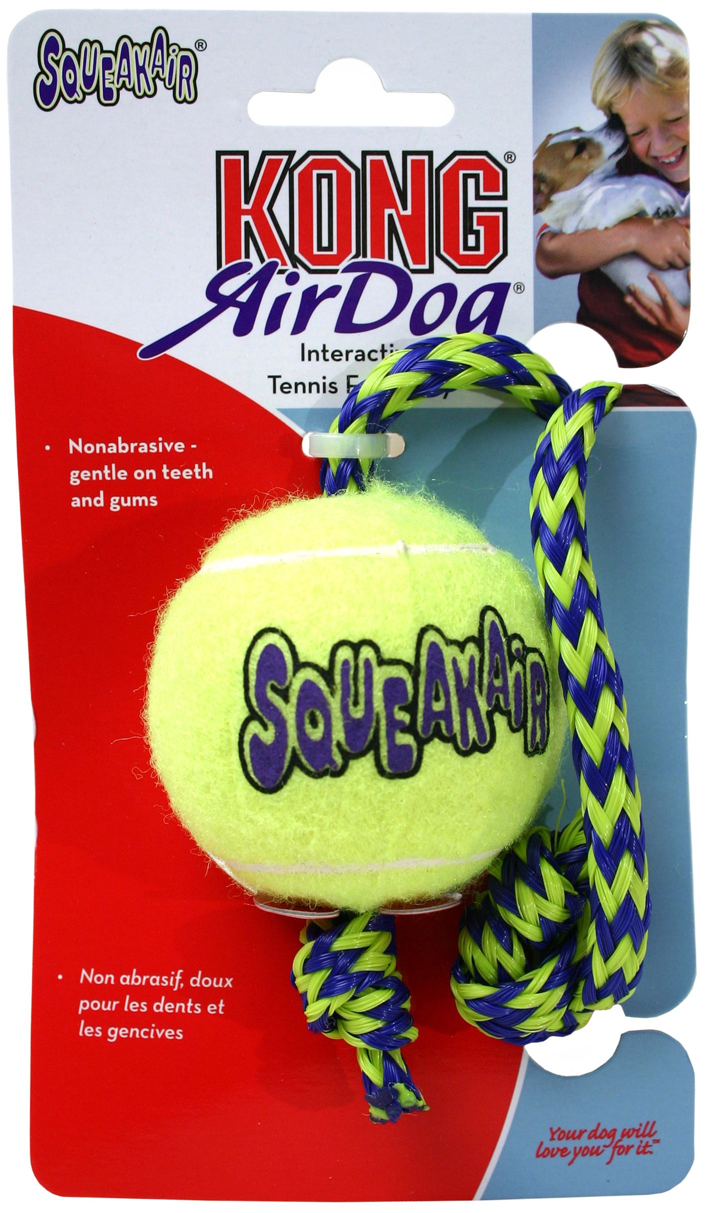 Hundleksak Kong Air Boll m. rep Squeaker M