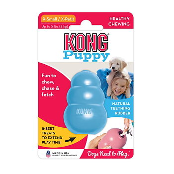 Hundleksak Kong Puppy X-small gummi