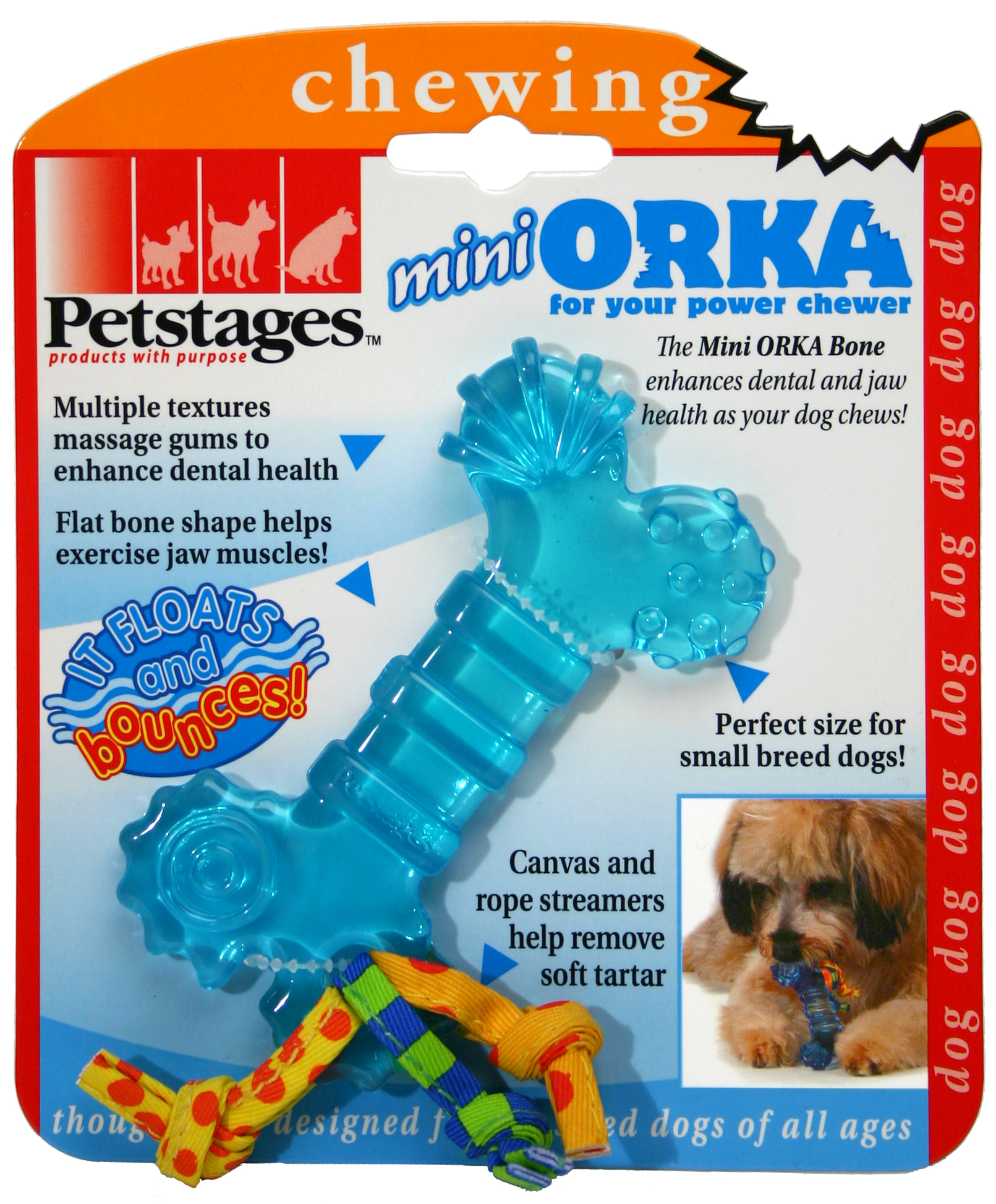 Hundleksak MiniOrka/petstages Bone