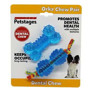 Petstages Mini Orka Chew Pair