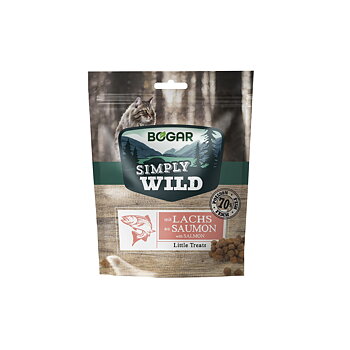 Simply Wild Little Treats Salmon Katt Bogar