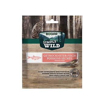 Simply Wild Dried Fish Katt Bogar