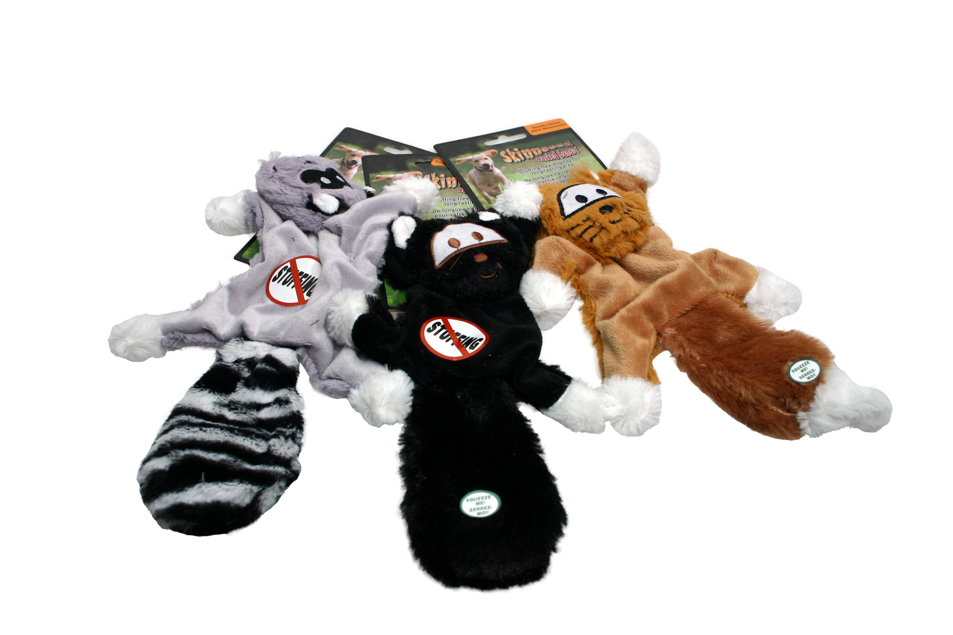 Plyschleksak Skinneeez Masked Bandits Mix