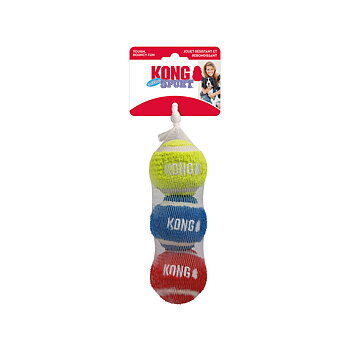 Hundleksak Sports Softies Balls 3-p Medium Mixade KONG
