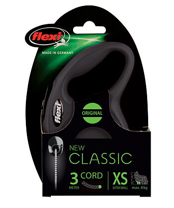 Flexi Classic XS Snöre Svart 1-3