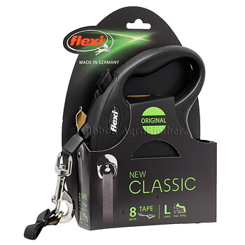 Flexi Classic L Lång Band svart 3-8