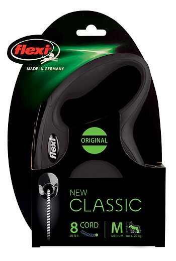Flexi Classic M Lång Snöre svart 2-8