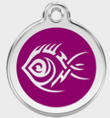ID-bricka Tribal Fish inkl. gravyr - 9