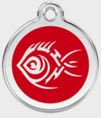 ID-bricka Tribal Fish inkl. gravyr - 3