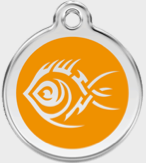 ID-bricka Tribal Fish inkl. gravyr - 4