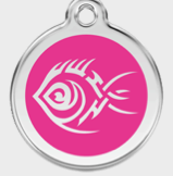 ID-bricka Tribal Fish inkl. gravyr