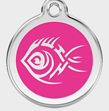 ID-bricka Tribal Fish inkl. gravyr