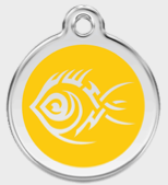 ID-bricka Tribal Fish inkl. gravyr - 6