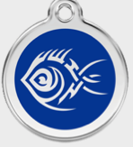 ID-bricka Tribal Fish inkl. gravyr - 7