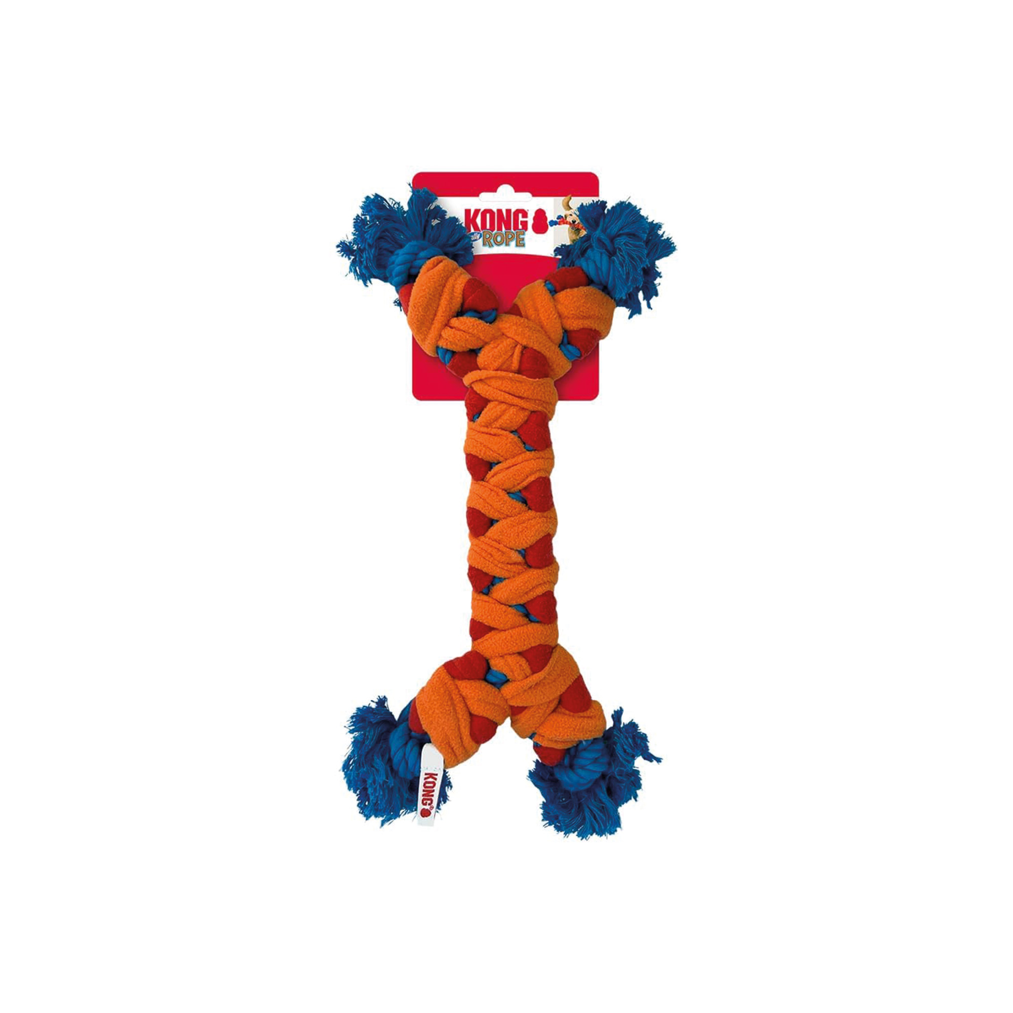 Hundleksak Rope Rally Bone Medium KONG