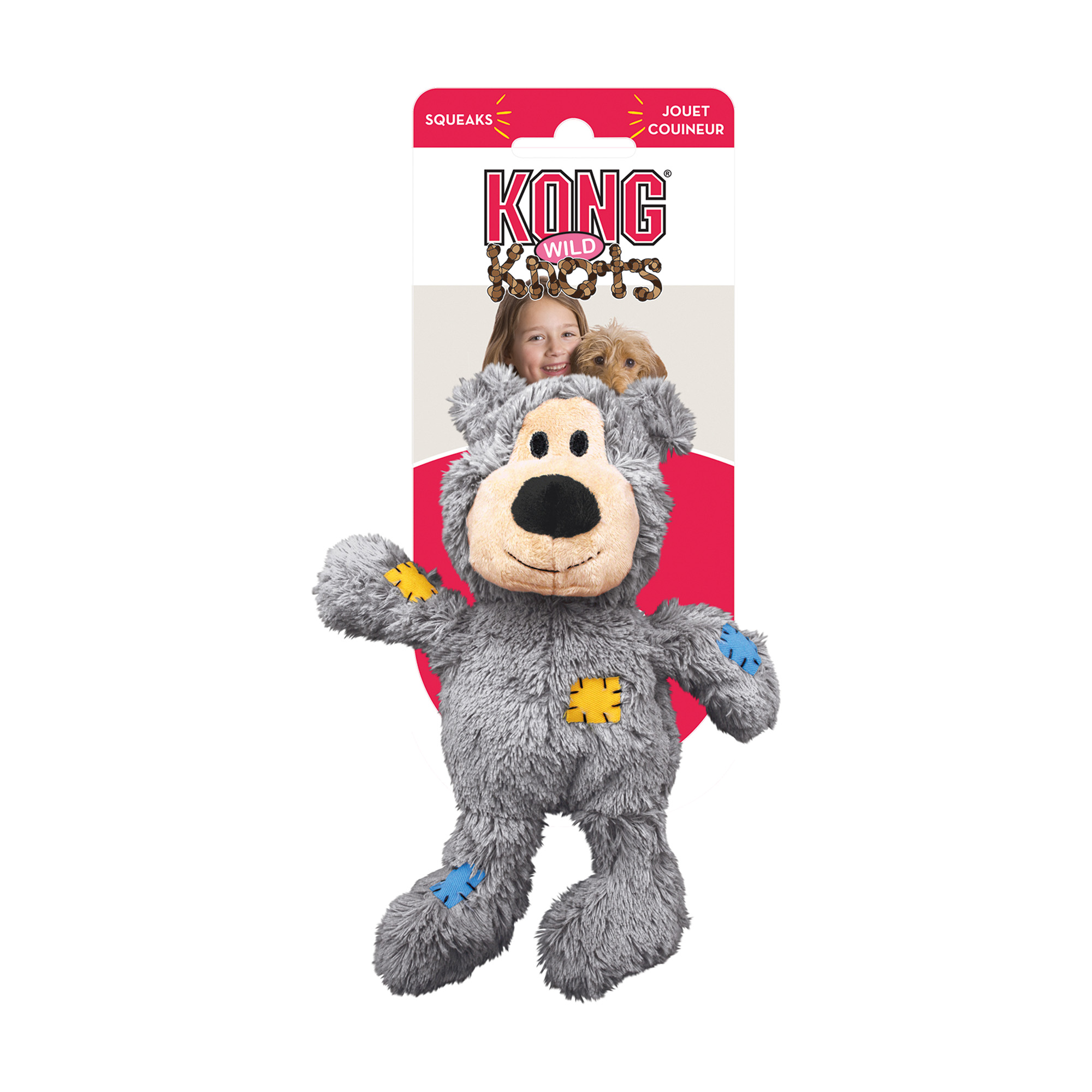 Hundleksak Wild knots Bear Mix Jumbo/XL KONG