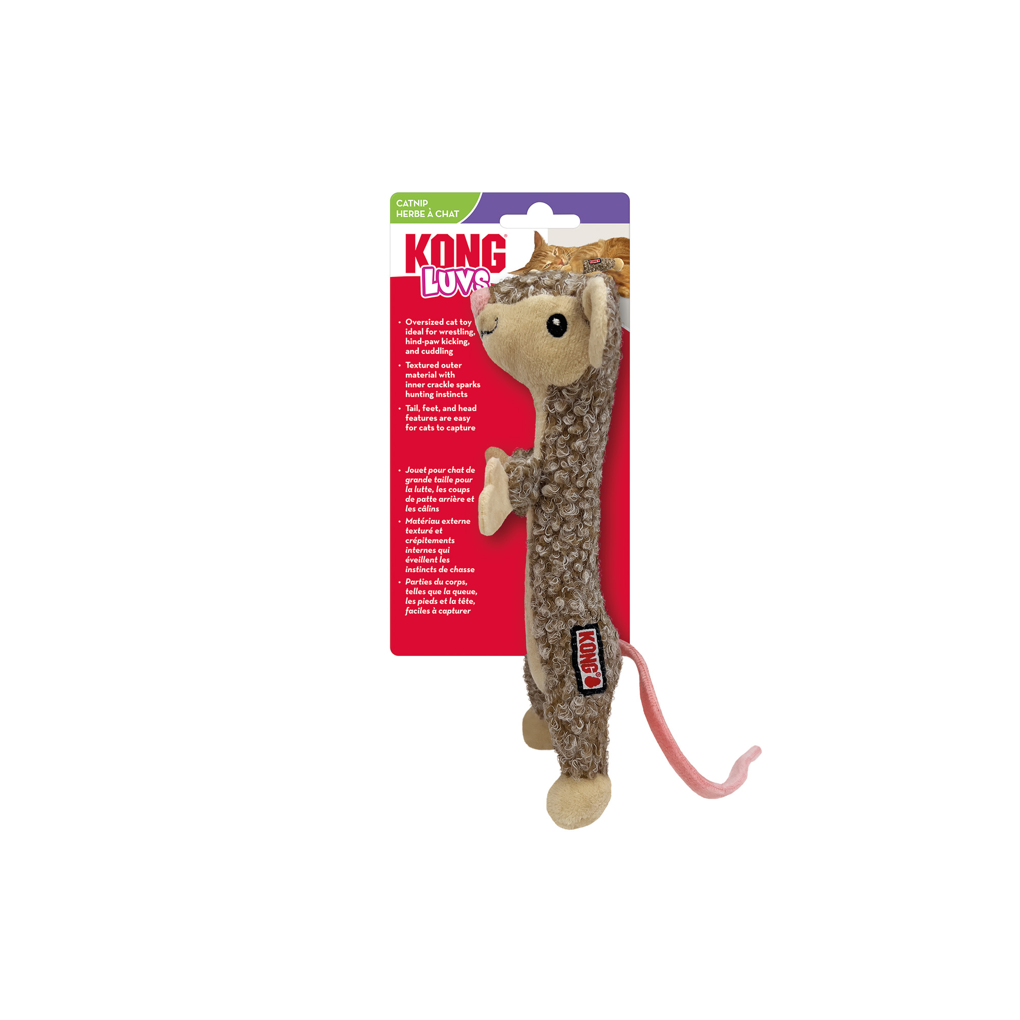 Kattleksak Luvs Mouse KONG
