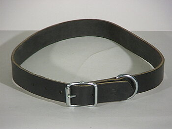 Halsband Läder Alac svart
