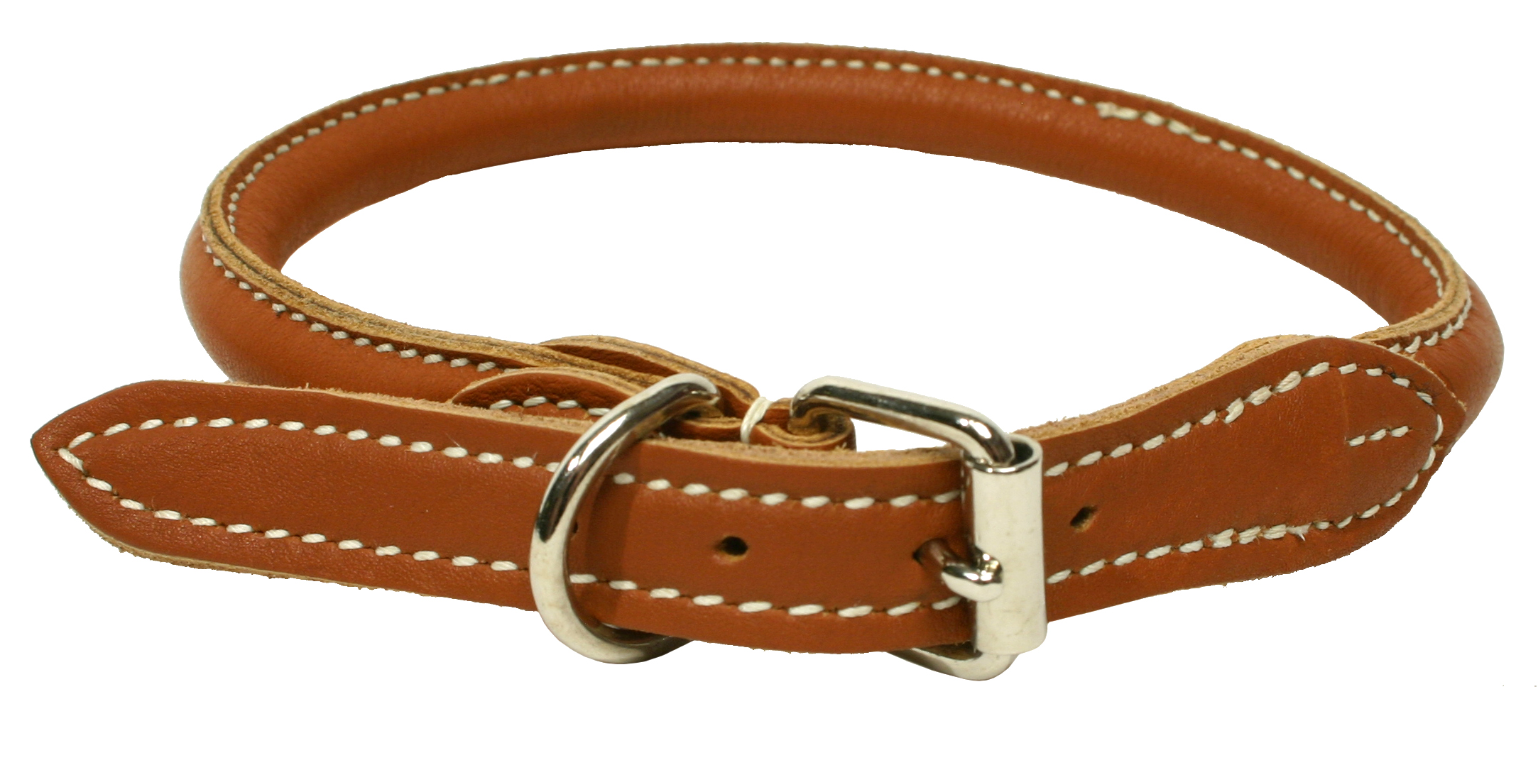 Halsband mjukt rundsytt Brunt