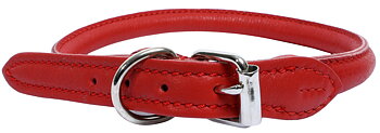 Halsband mjukt rundsytt Rött