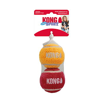 Hundleksak Sports Softies Balls 2-p Large Mixade KONG