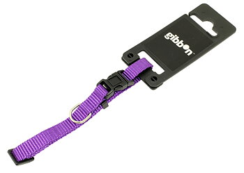 Halsband nylon ställbart lila Tyrol