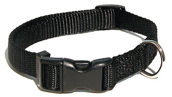 Halsband nylon ställbart svart Tyrol