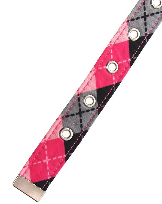 Hundhalsband och koppel i set Argyle - 3