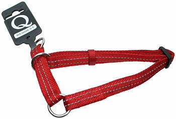 Halvstryp nylon reflex ställbart Vinrött Tyrol