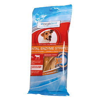 Dental Enzyme Stripes Medium Dog Bogadent
