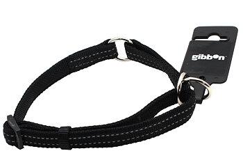 Halvstryp nylon reflex ställbart Svart Tyrol