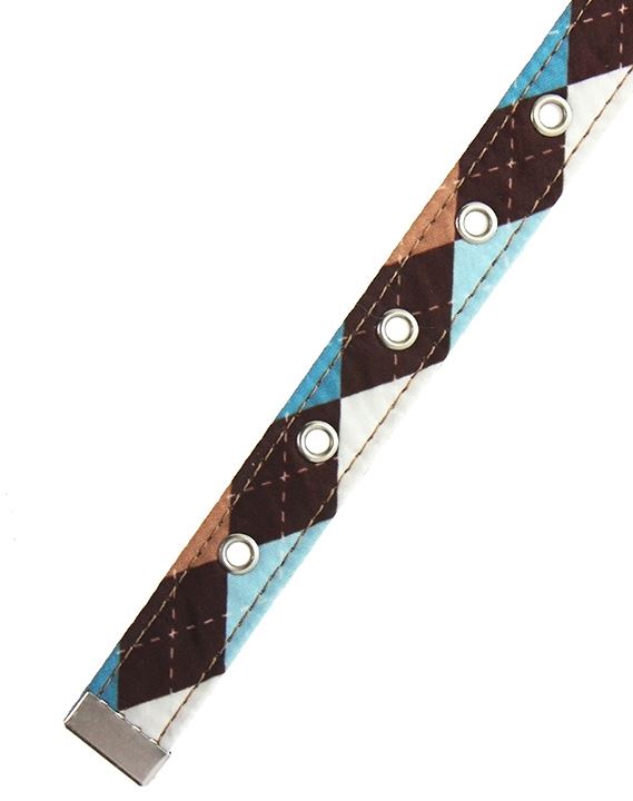 Hundhalsband och koppel i set Argyle - 5