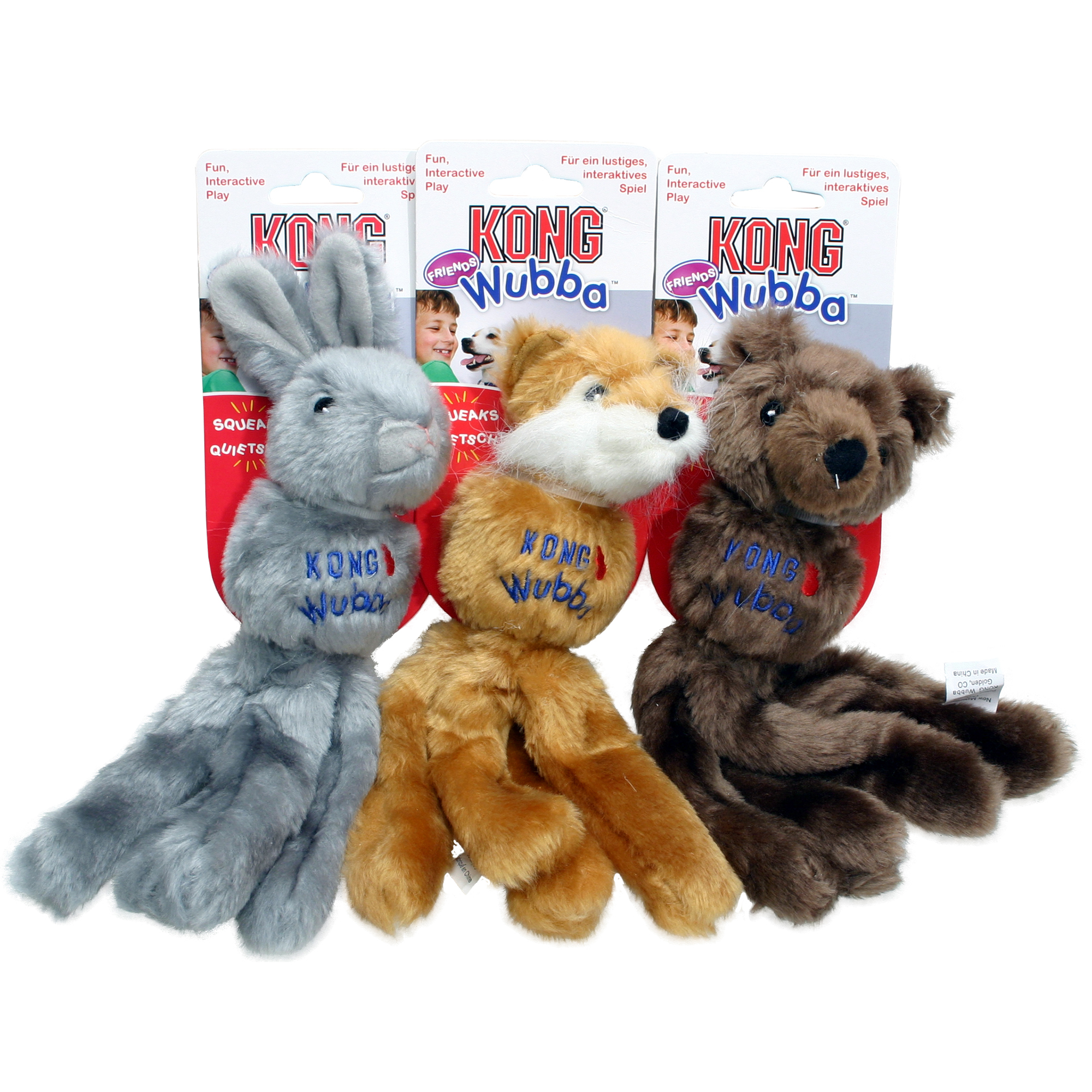 Hundleksak Kong Wubba Friend Small