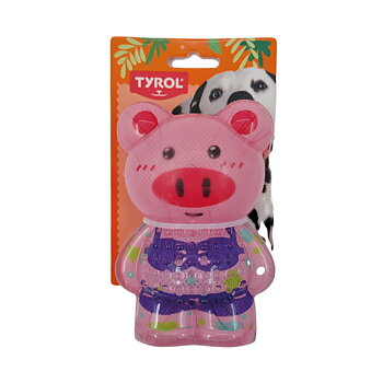Hundleksak Glossy Pig Tyrol