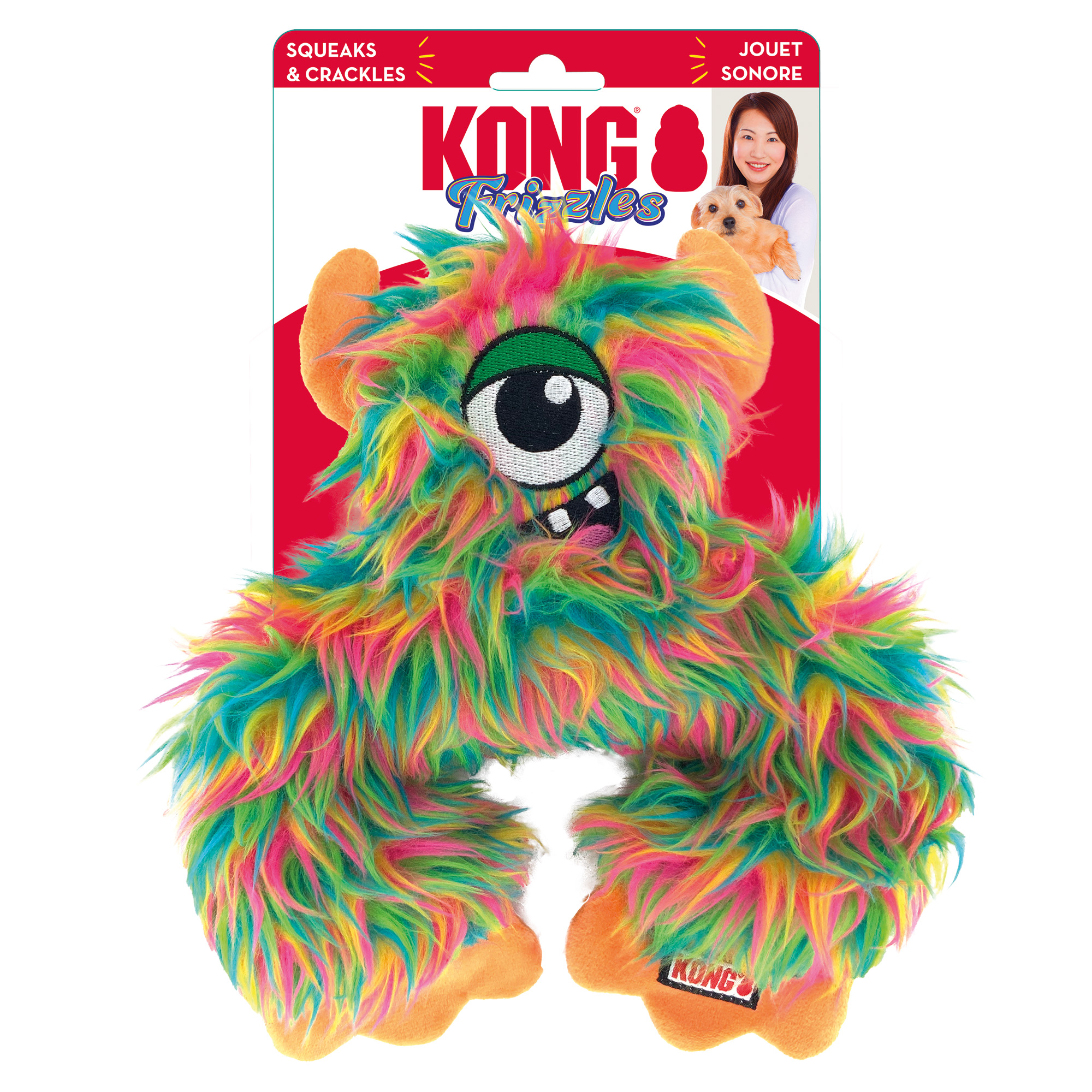 Hundleksak Frizzle Frazzle KONG