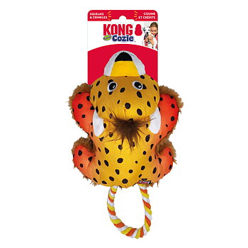 Hundleksak Cozie Tuggz Cheetah Sm/Md KONG